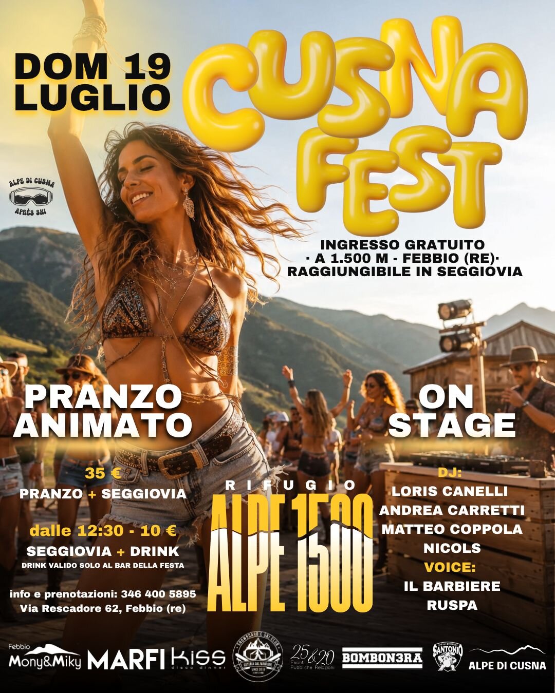 Cusna Fest — Rifugio Alpe 1500, Febbio